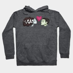 Frankenstein and the bride Hoodie